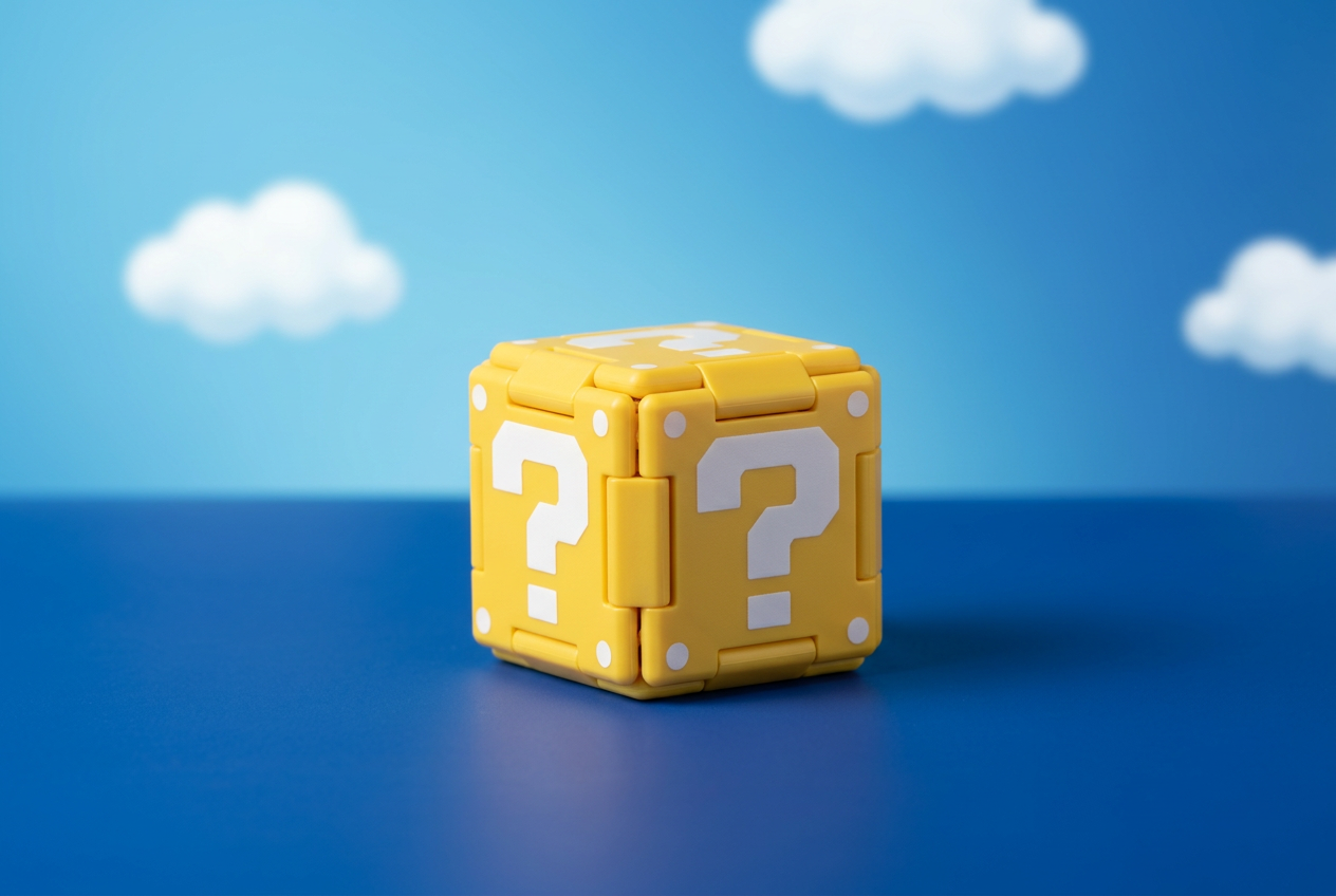 Mario LuckyBlock toy-cube