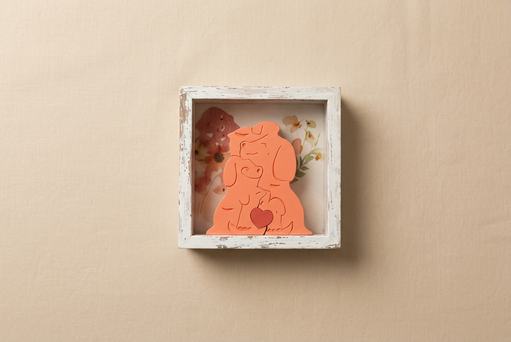Puppy dog for mothers and father day